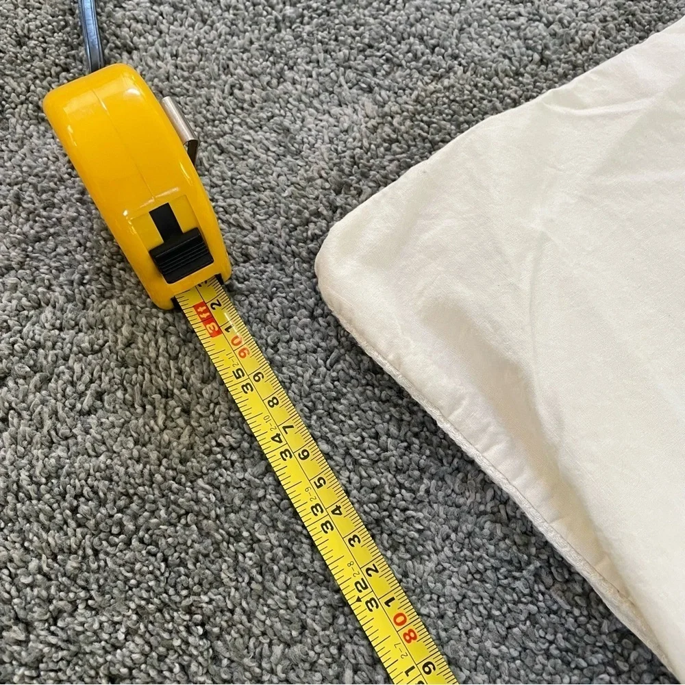 Parachute white waffle knit extra long sham pillow covers set of two